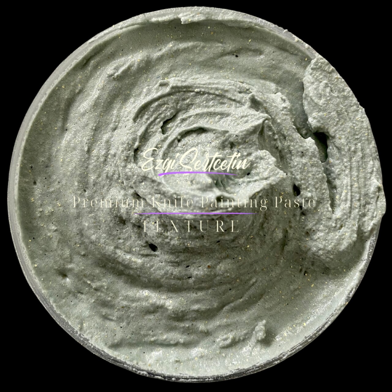 Premium Palette Knife Painting Paste|Modeling Paste|Texture Paste|Authentic Bright Colors|Ready to Use|Easy to Apply| 6oz by Volume|Ezgi Sertcetin